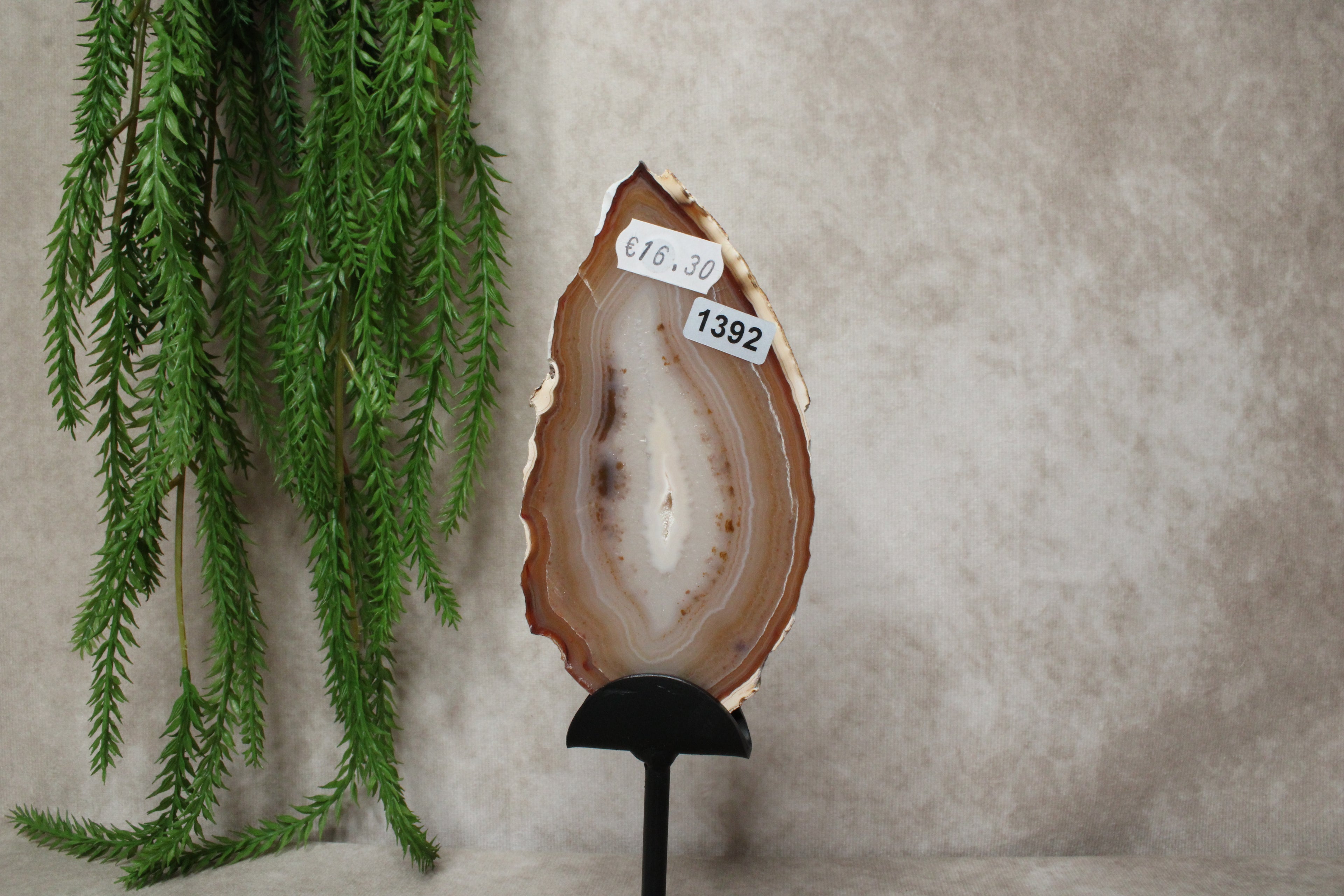 Agaat schijf #1392
