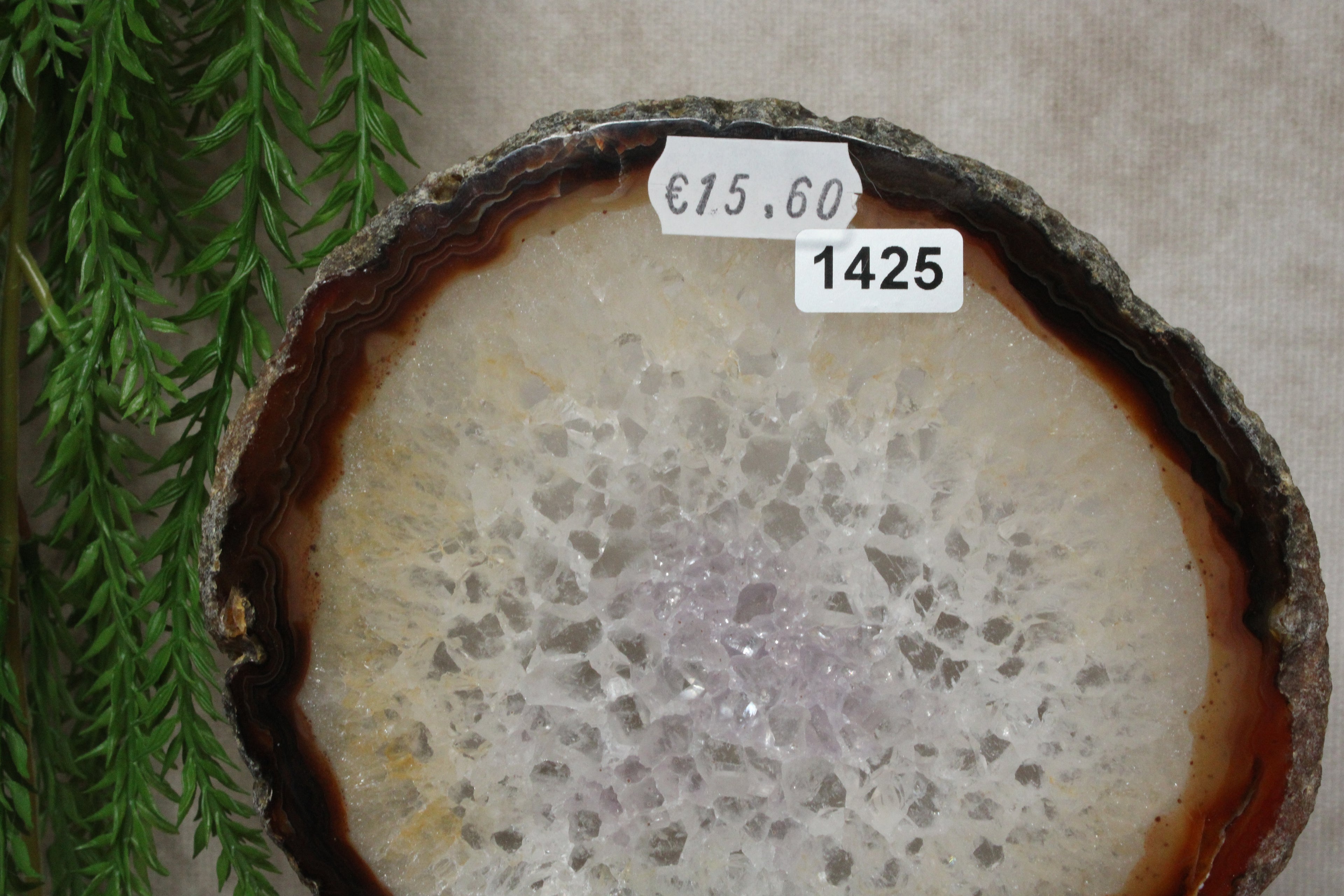 Agaat schijf #1425