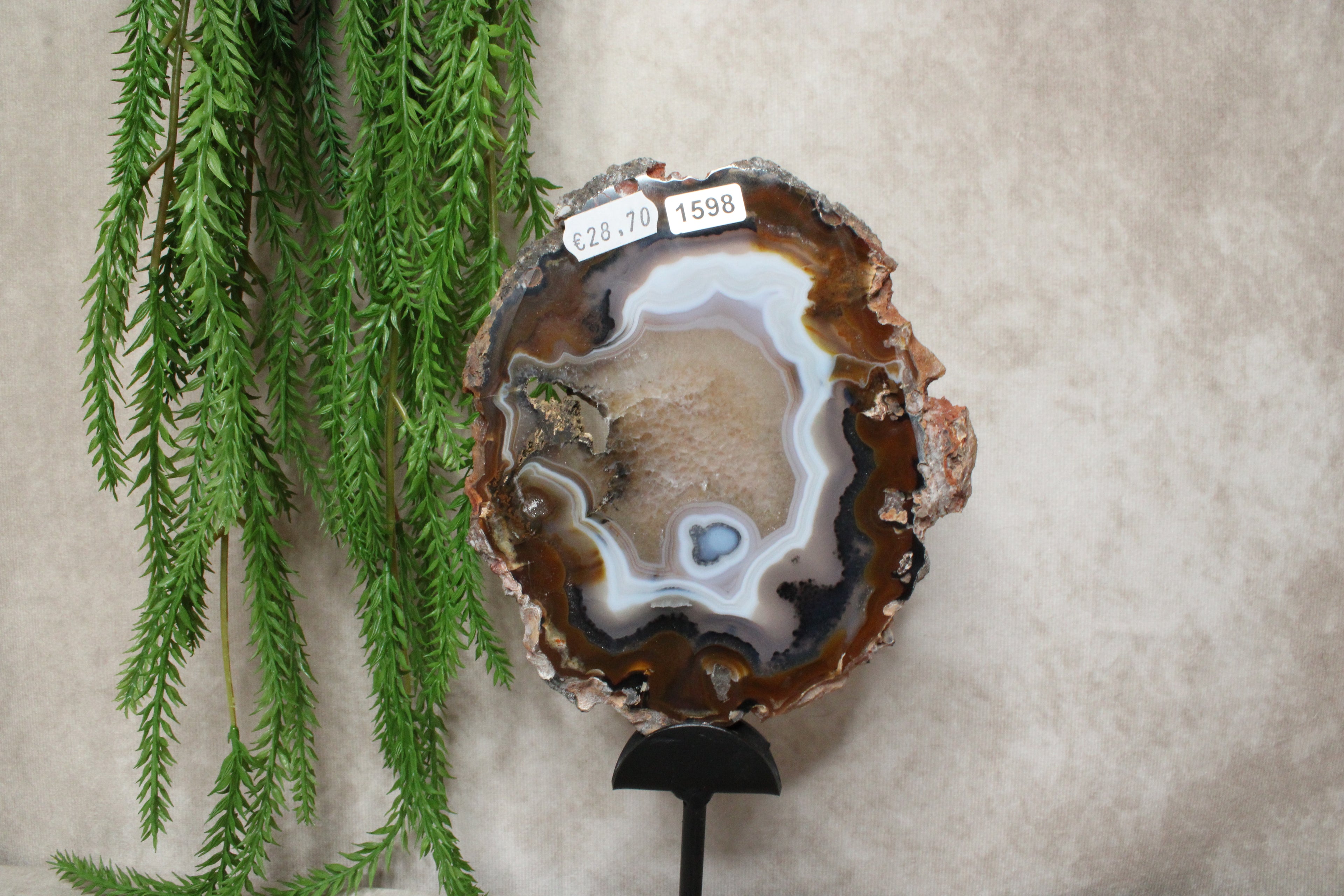 Agaat schijven set #1598