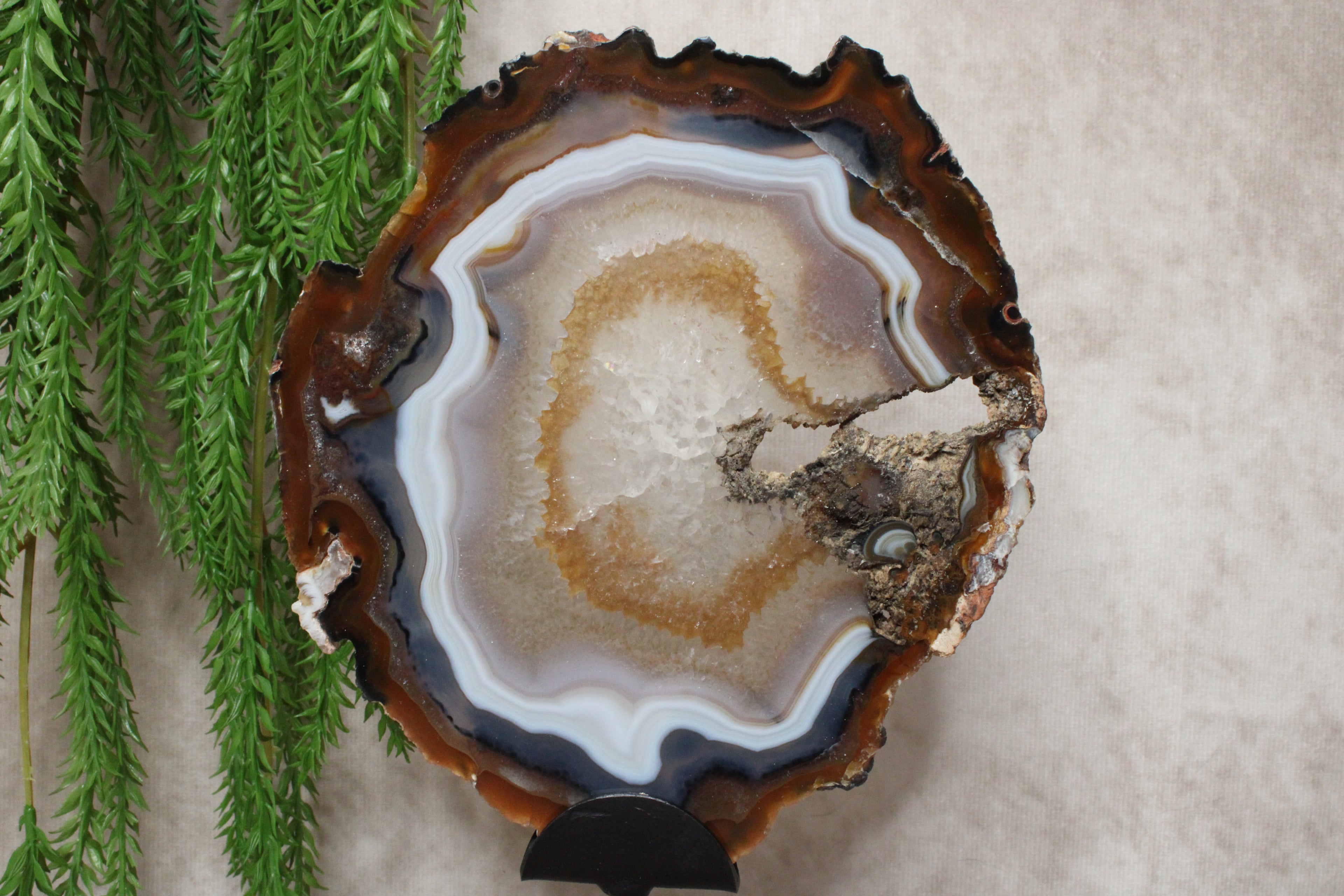 Agaat schijven set #1598