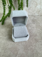 Oorbellen doosje grijs