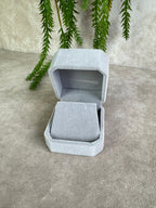 Oorbellen doosje grijs