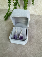 Oorbellen doosje grijs