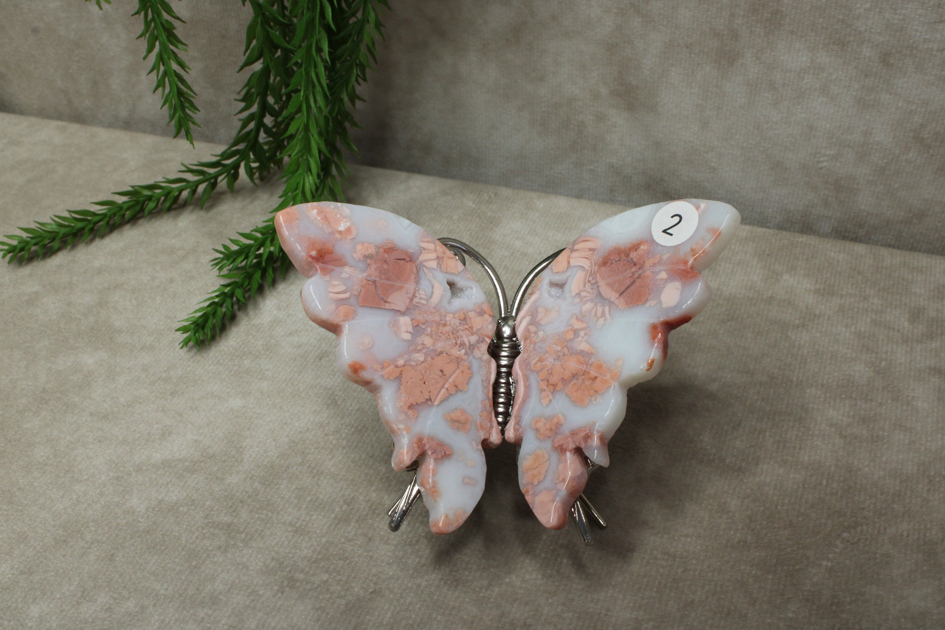 Roze agaat vlinder #2