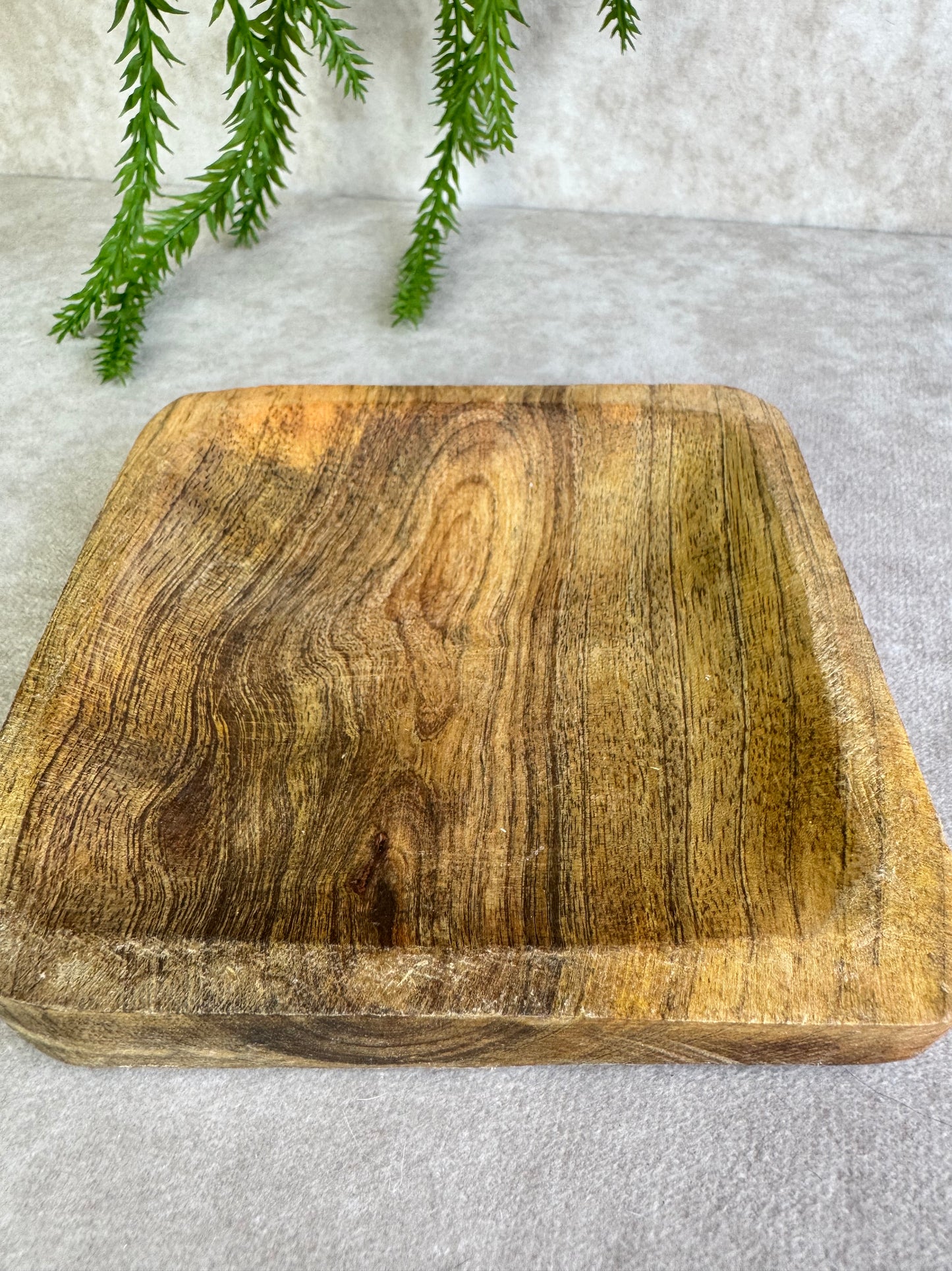 Houten bakje vierkant
