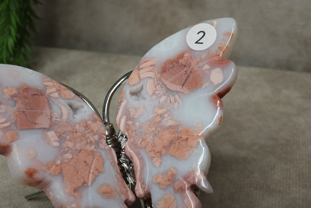 Roze agaat vlinder #2
