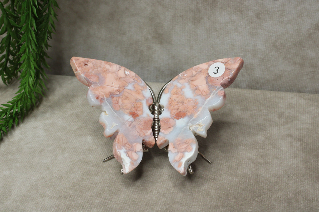 Roze agaat vlinder #3