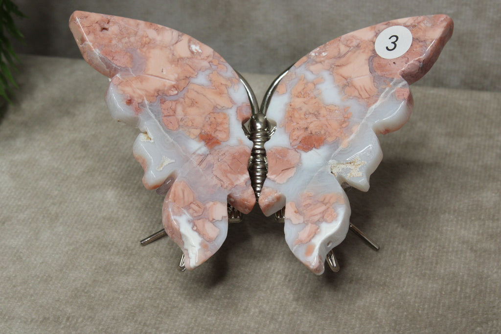 Roze agaat vlinder #3