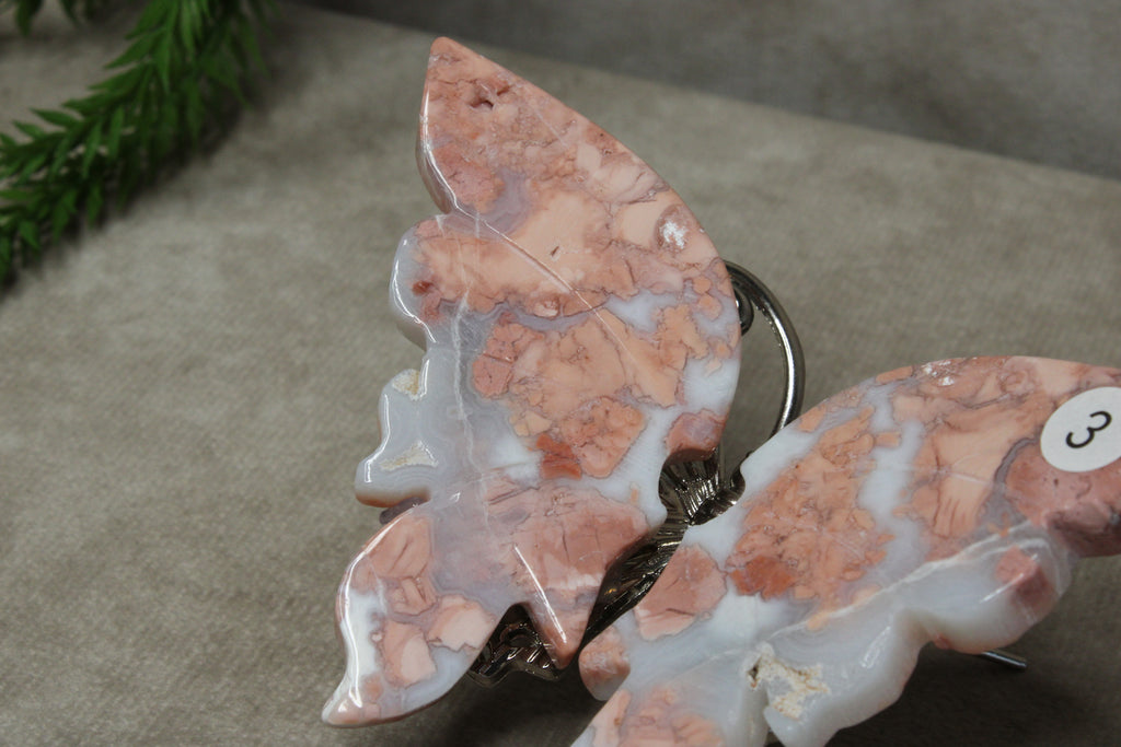 Roze agaat vlinder #3
