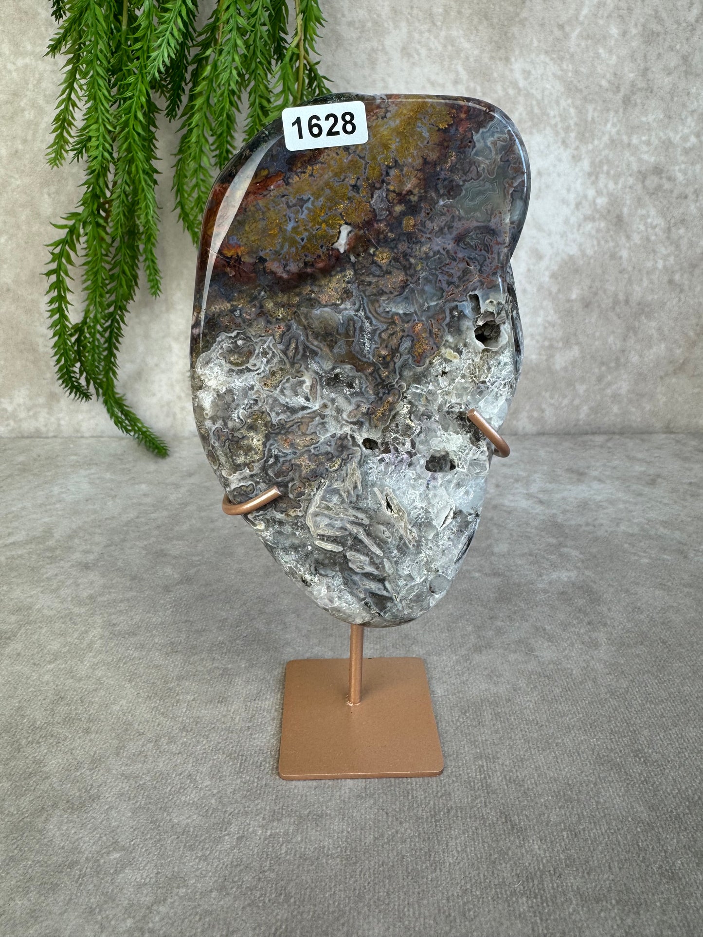 Roze amethist slab #1628