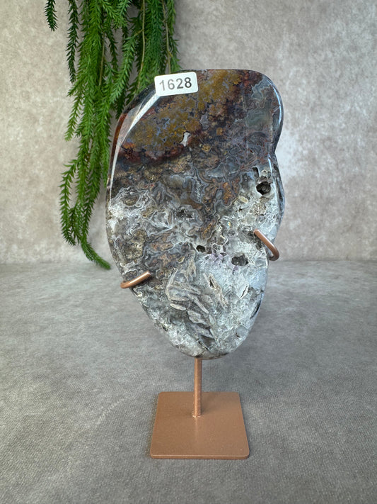 Roze amethist slab #1628