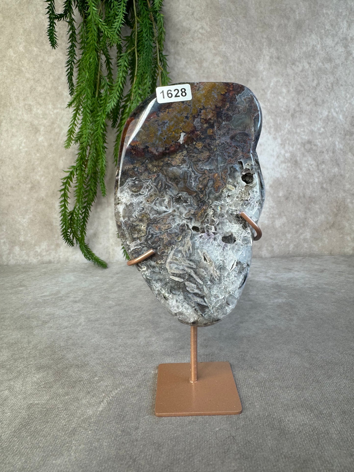 Roze amethist slab #1628