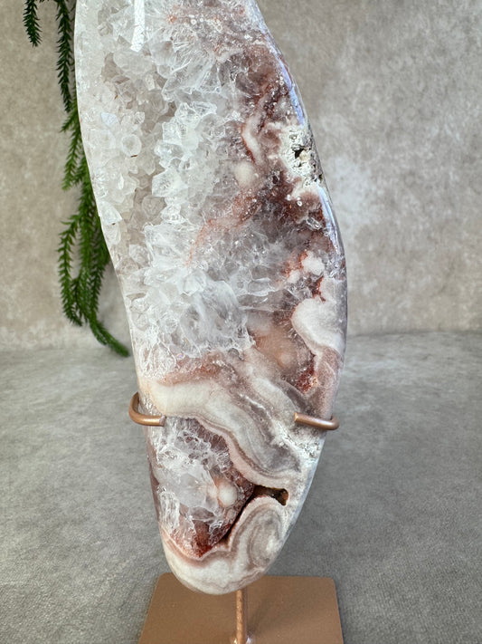 Roze amethist slab #1612