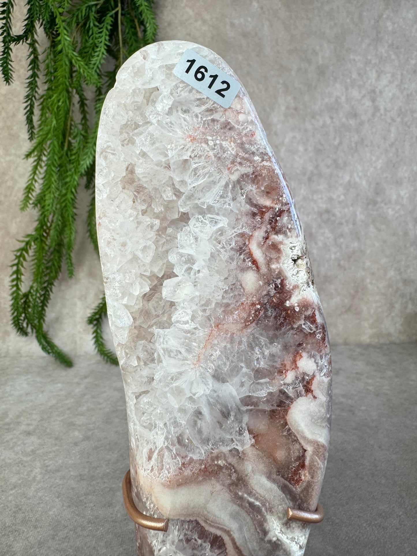 Roze amethist slab #1612
