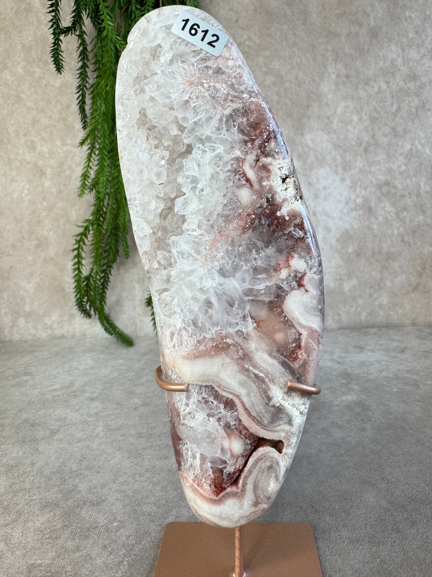 Roze amethist slab #1612