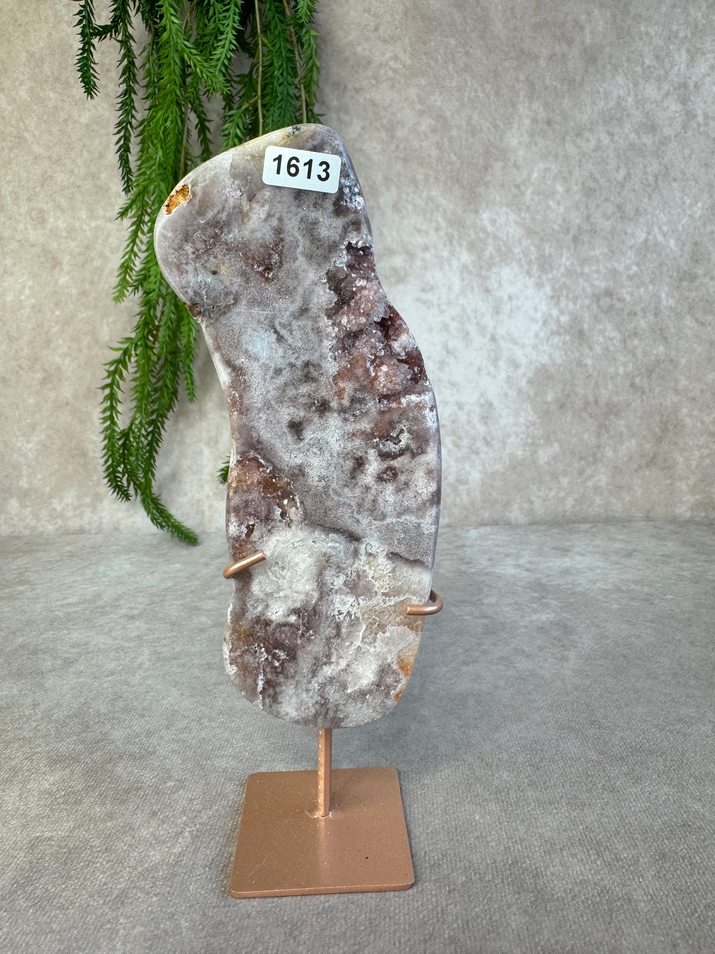 Roze amethist slab #1613