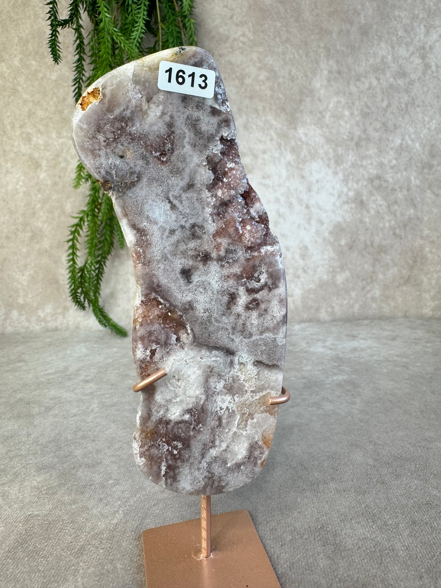 Roze amethist slab #1613