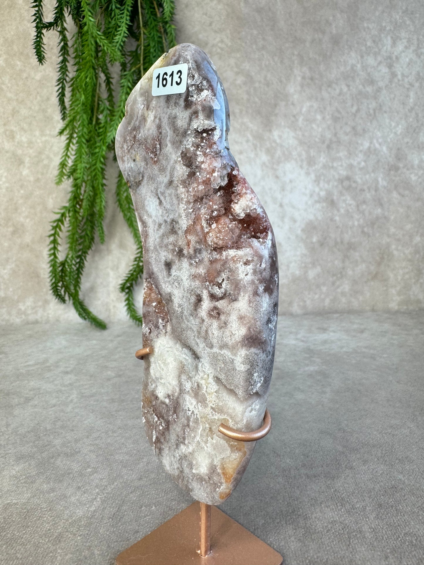 Roze amethist slab #1613