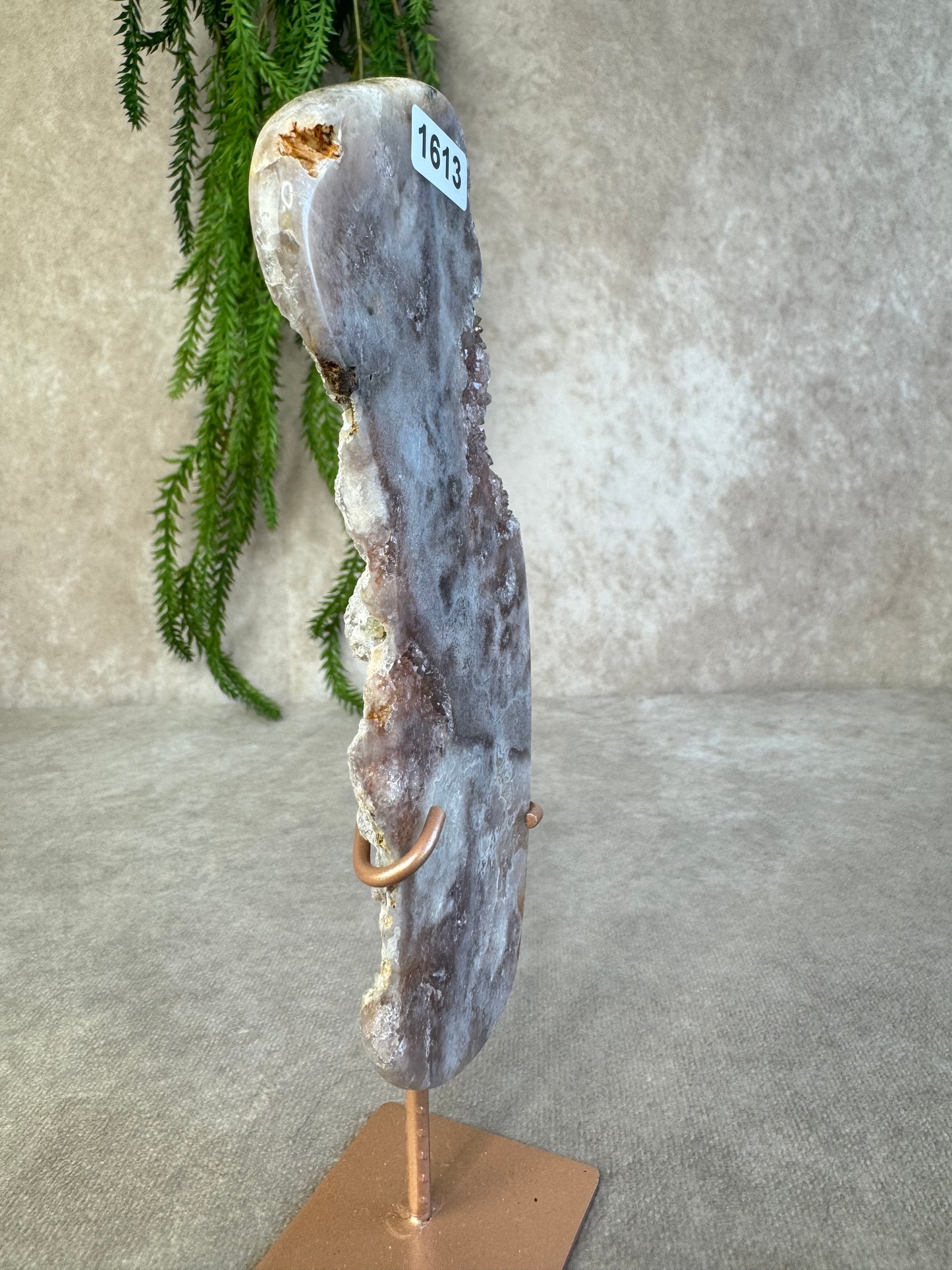 Roze amethist slab #1613