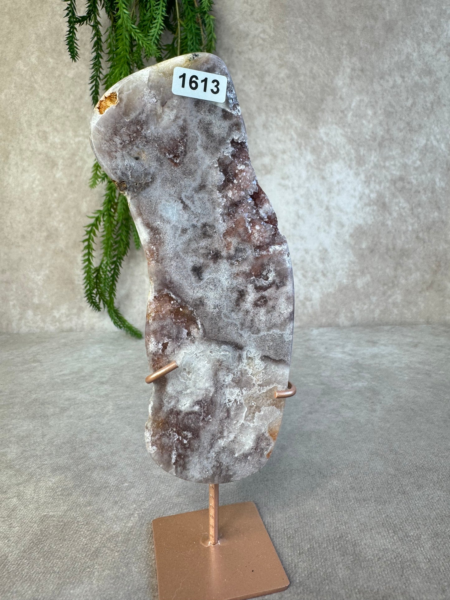 Roze amethist slab #1613