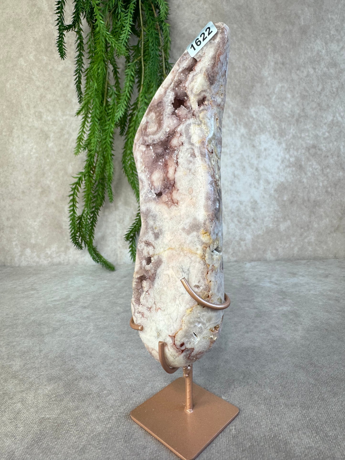 Roze amethist slab #1622