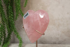 Rozenkwarts hart op standaard #1340