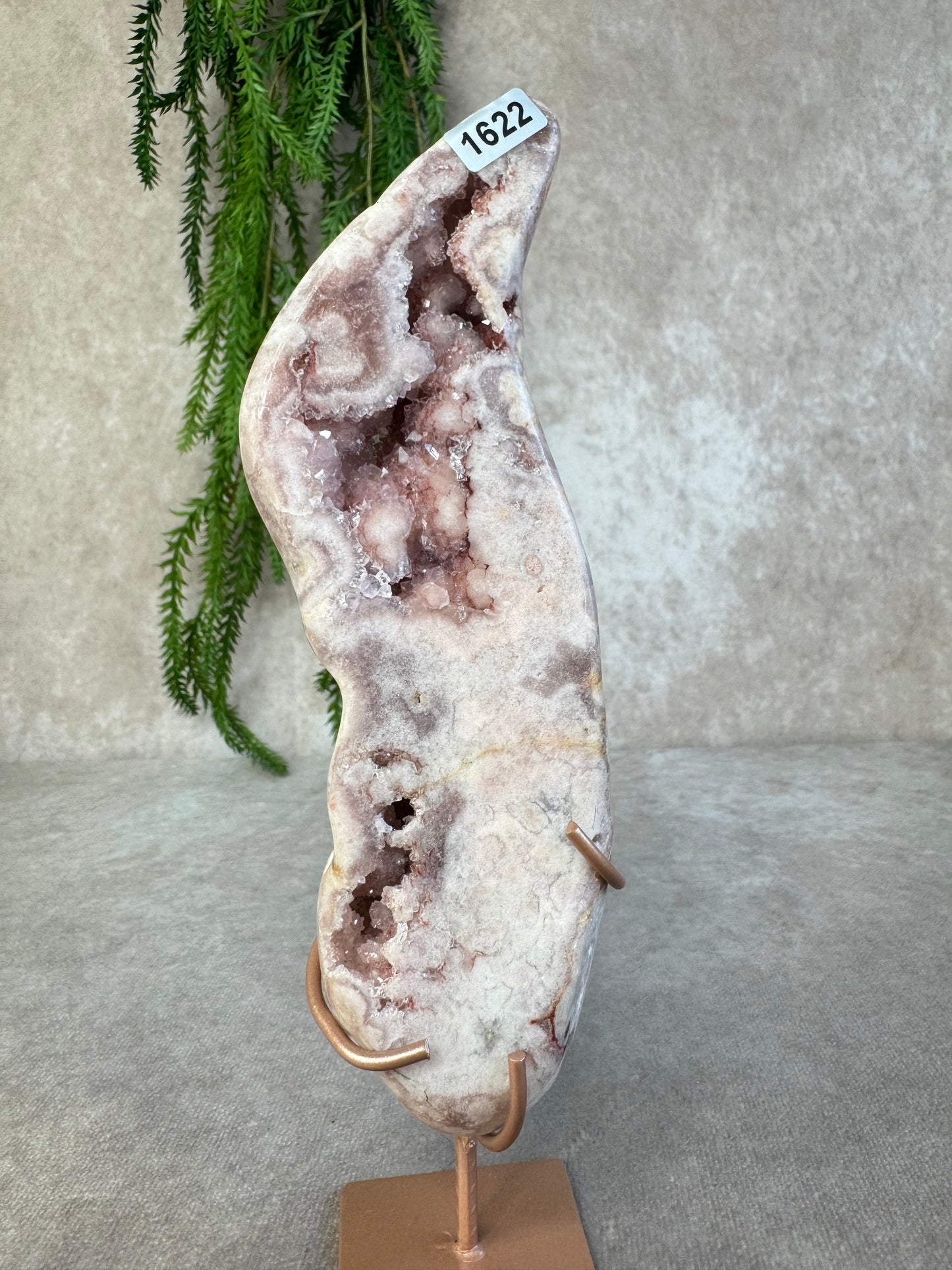 Roze amethist slab #1622