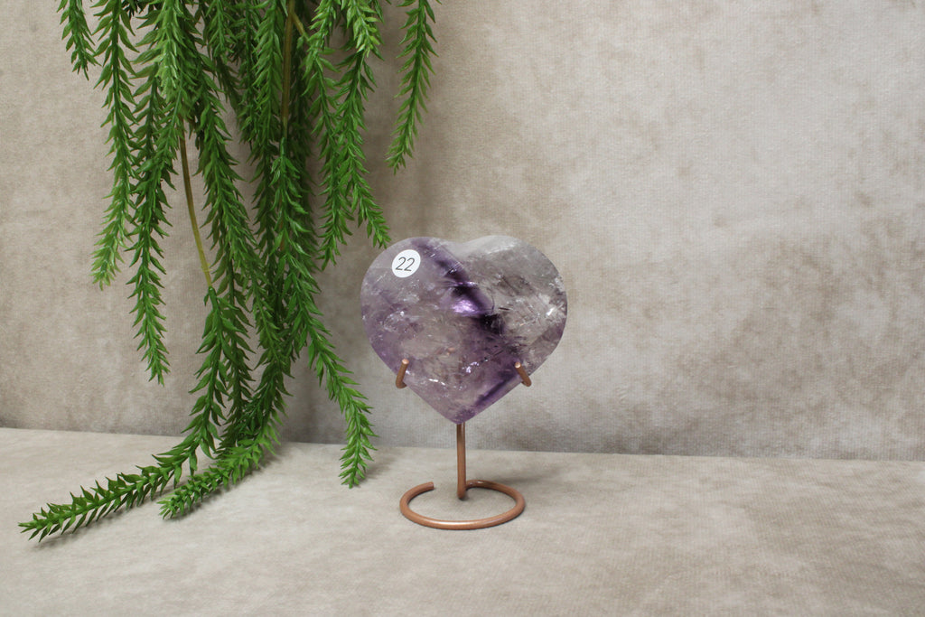 Amethist hartje #22