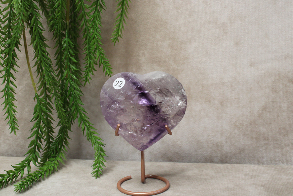 Amethist hartje #22