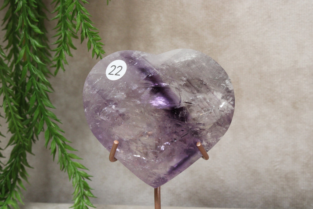 Amethist hartje #22