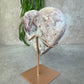 Roze amethist hart #1625