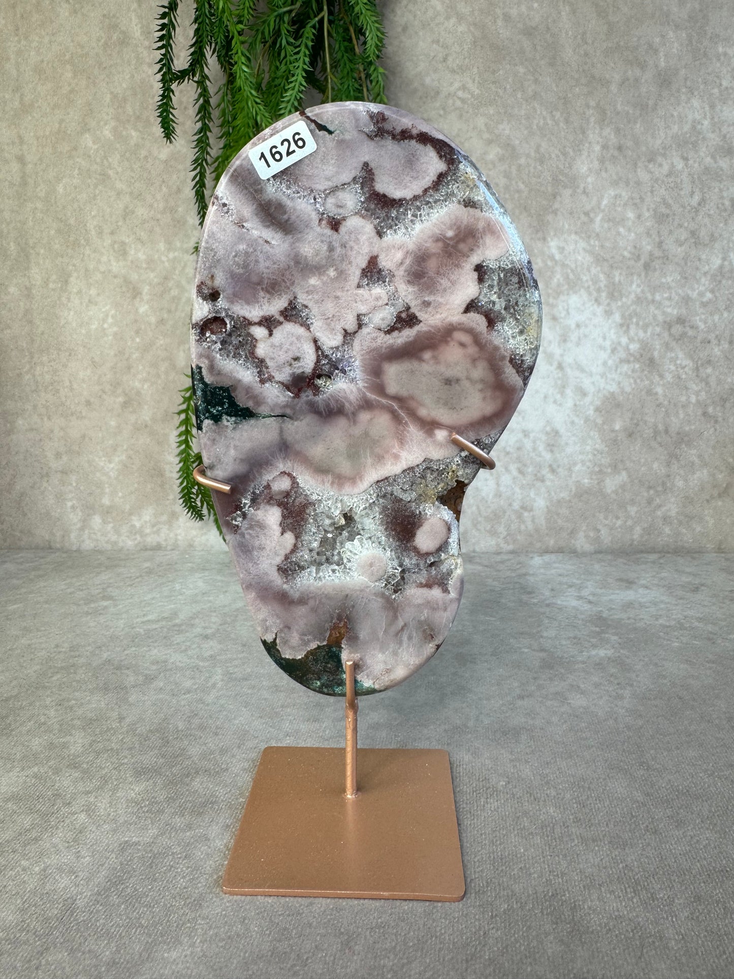 Roze amethist slab #1626