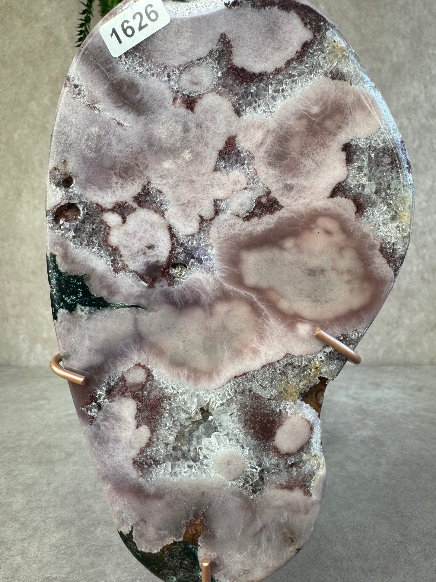 Roze amethist slab #1626