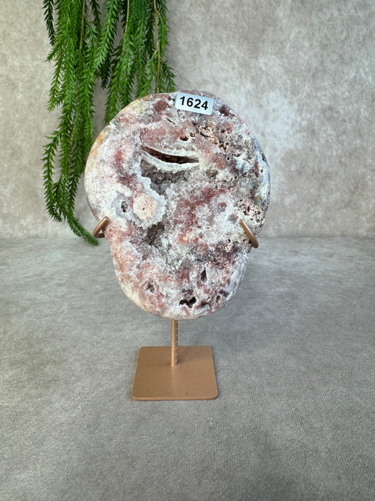 Roze amethist slab #1624