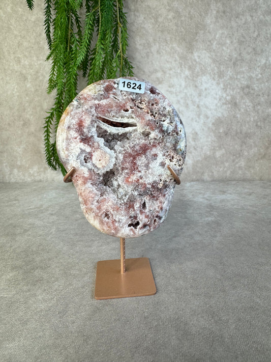 Roze amethist slab #1624