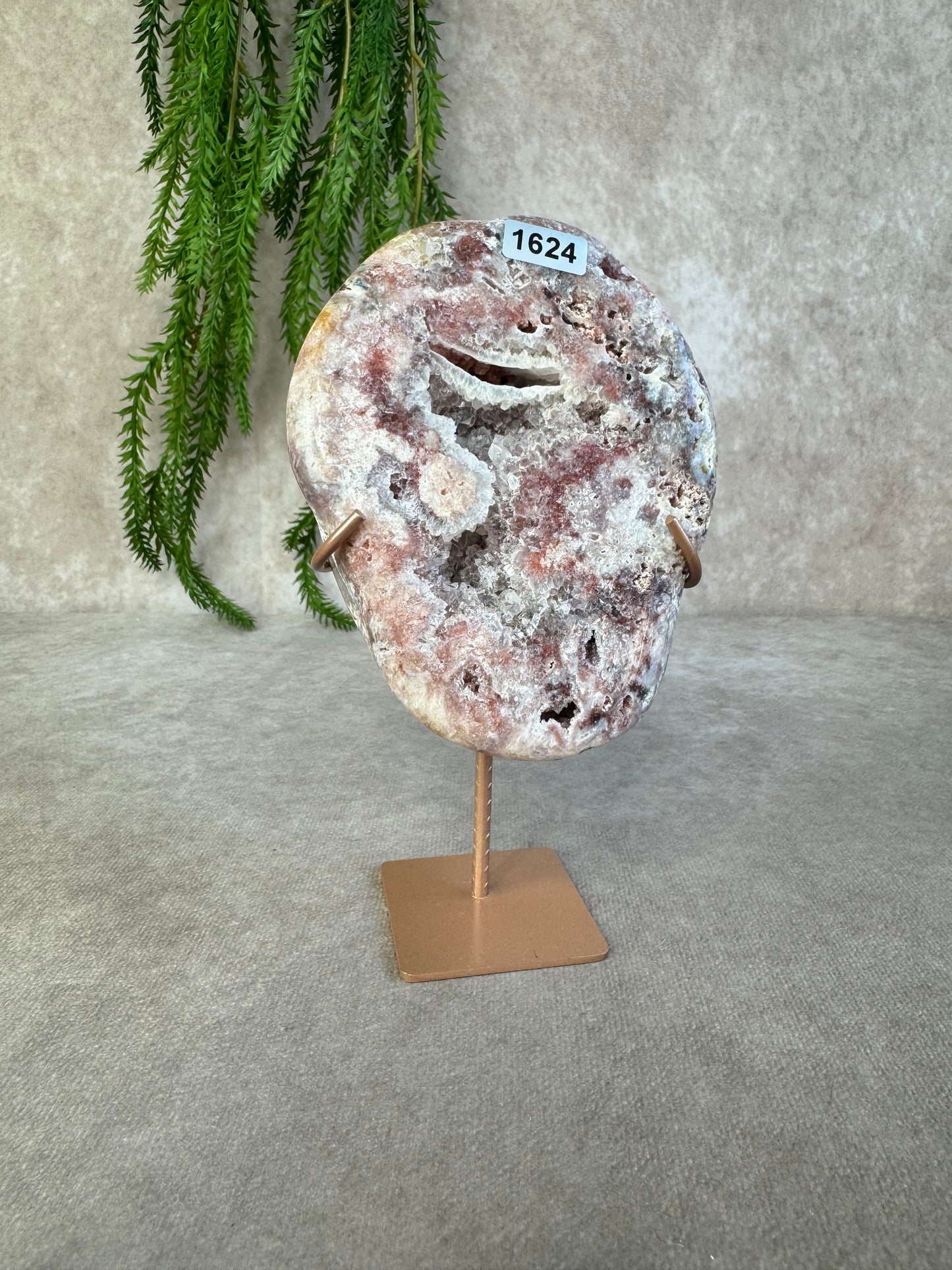 Roze amethist slab #1624