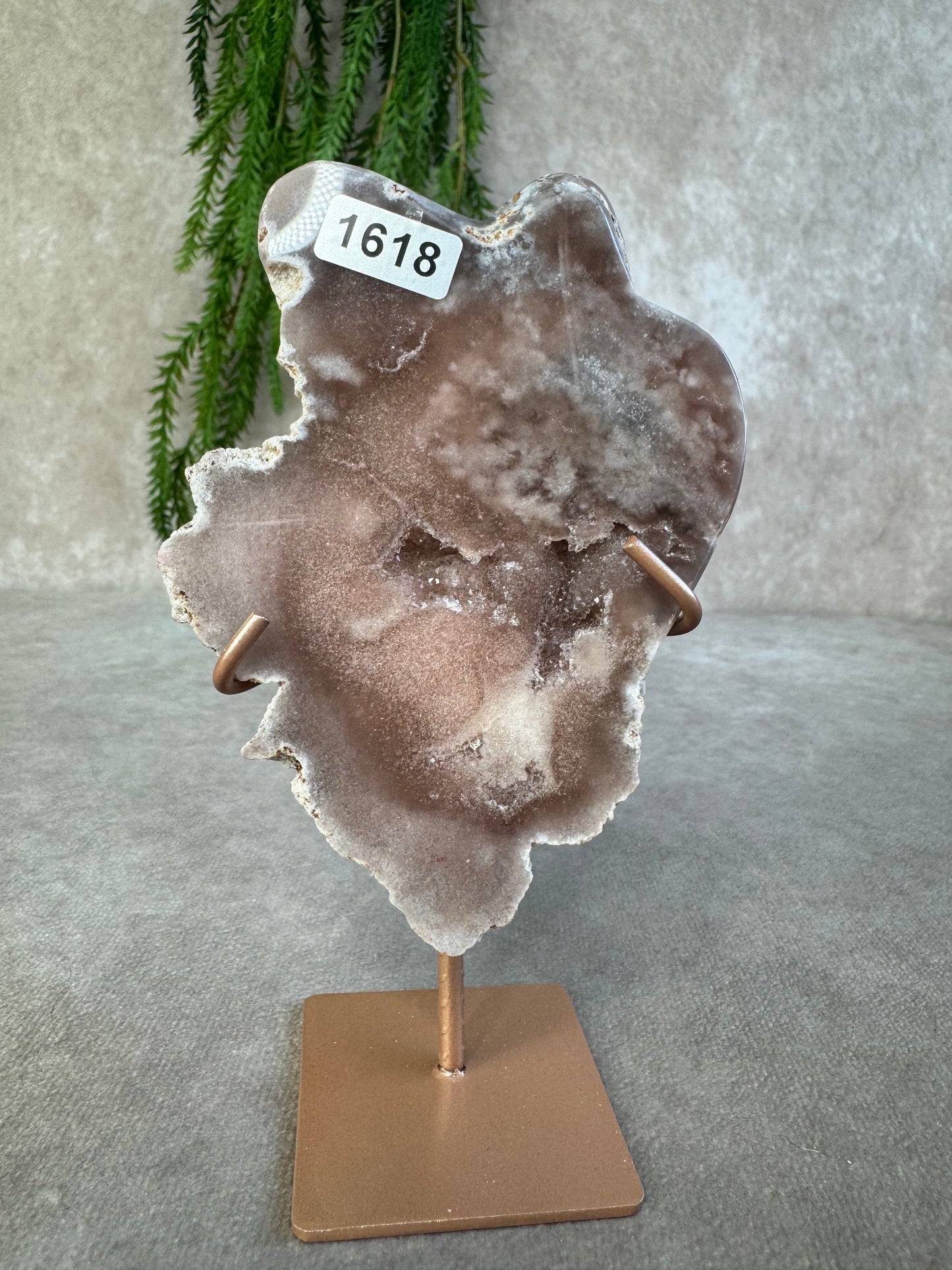 Roze amethist slab #1618