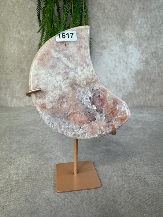 Roze amethist maan #1617