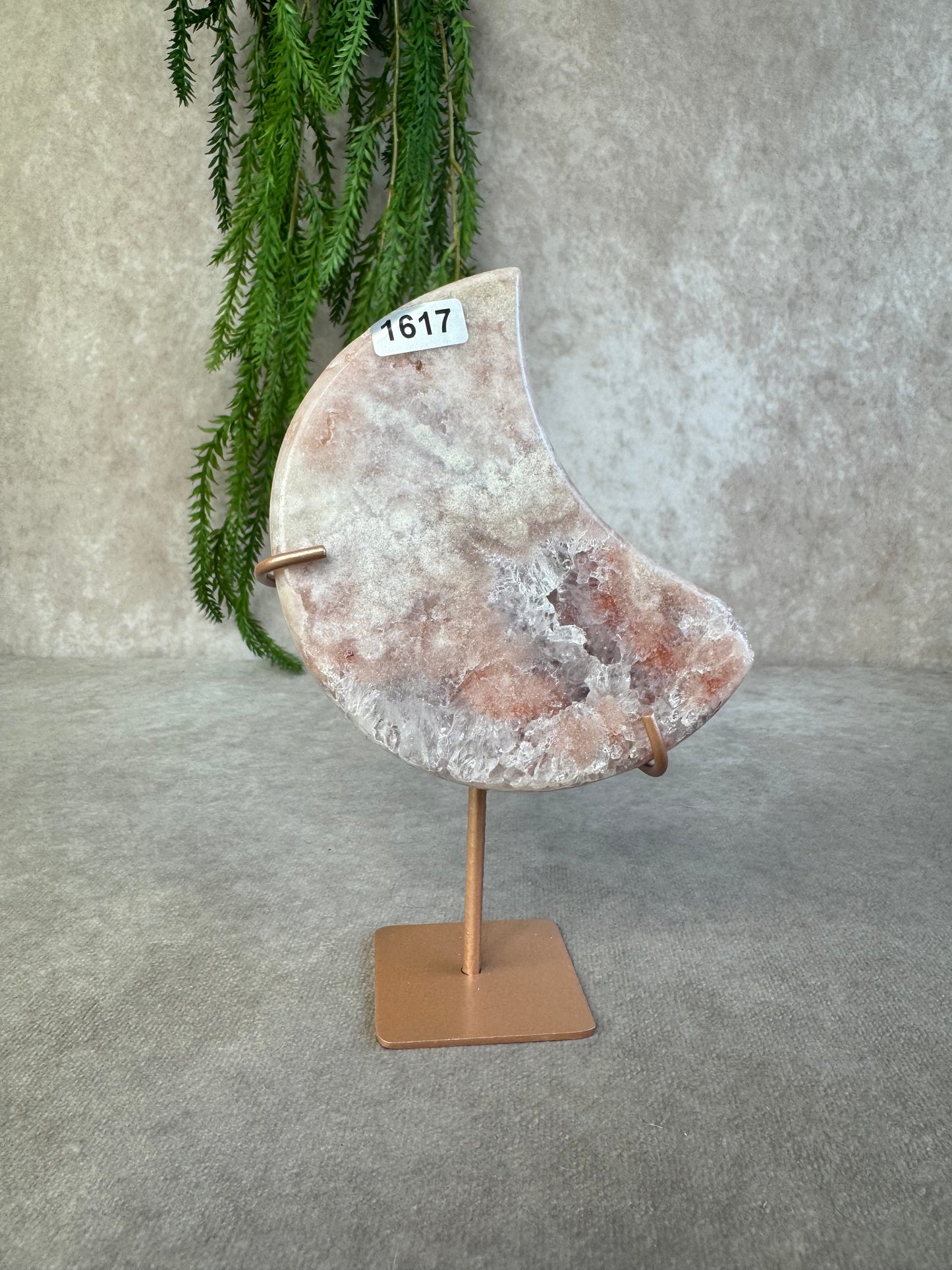 Roze amethist maan #1617