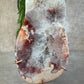 Roze amethist slab #1633