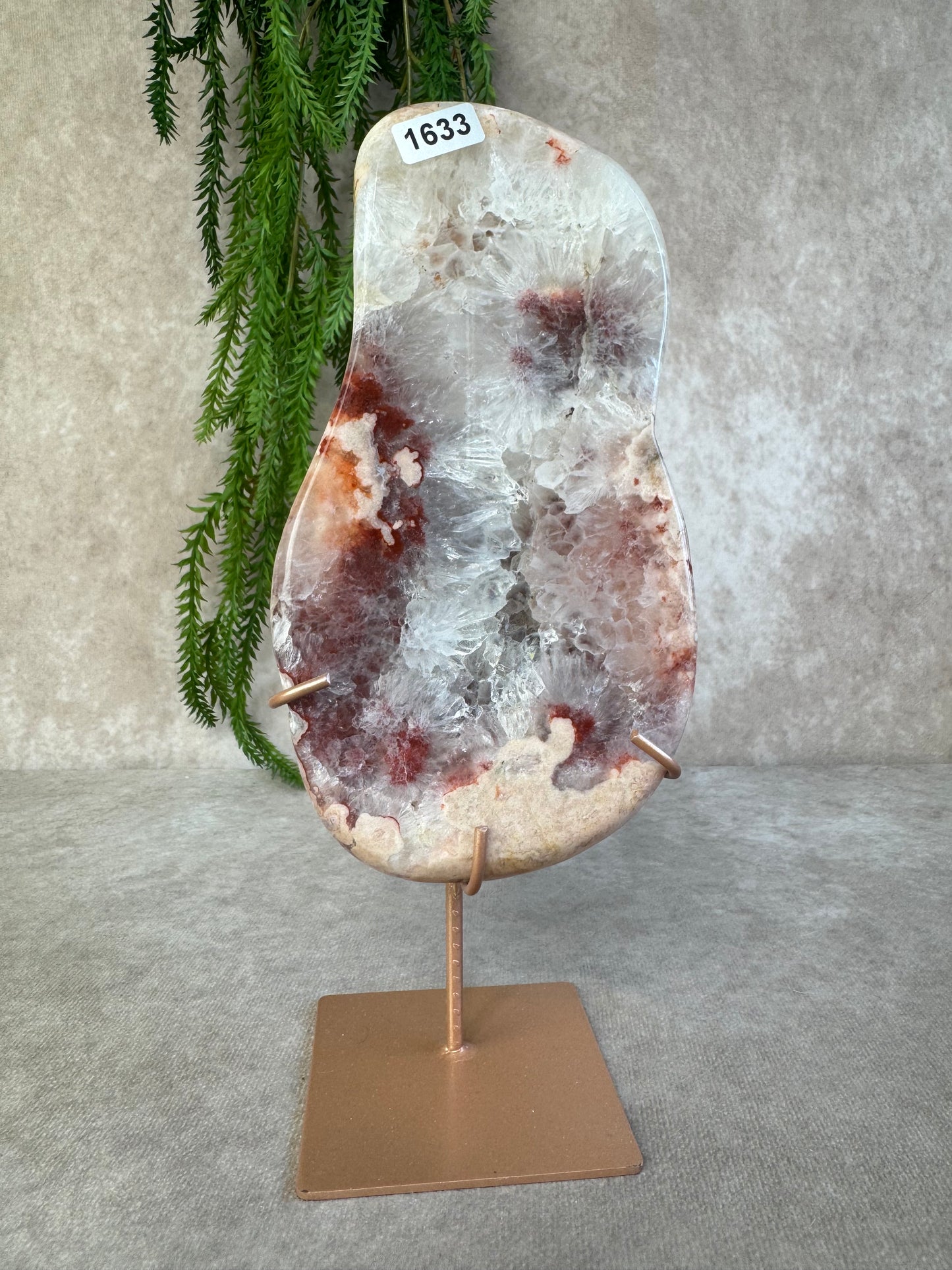 Roze amethist slab #1633