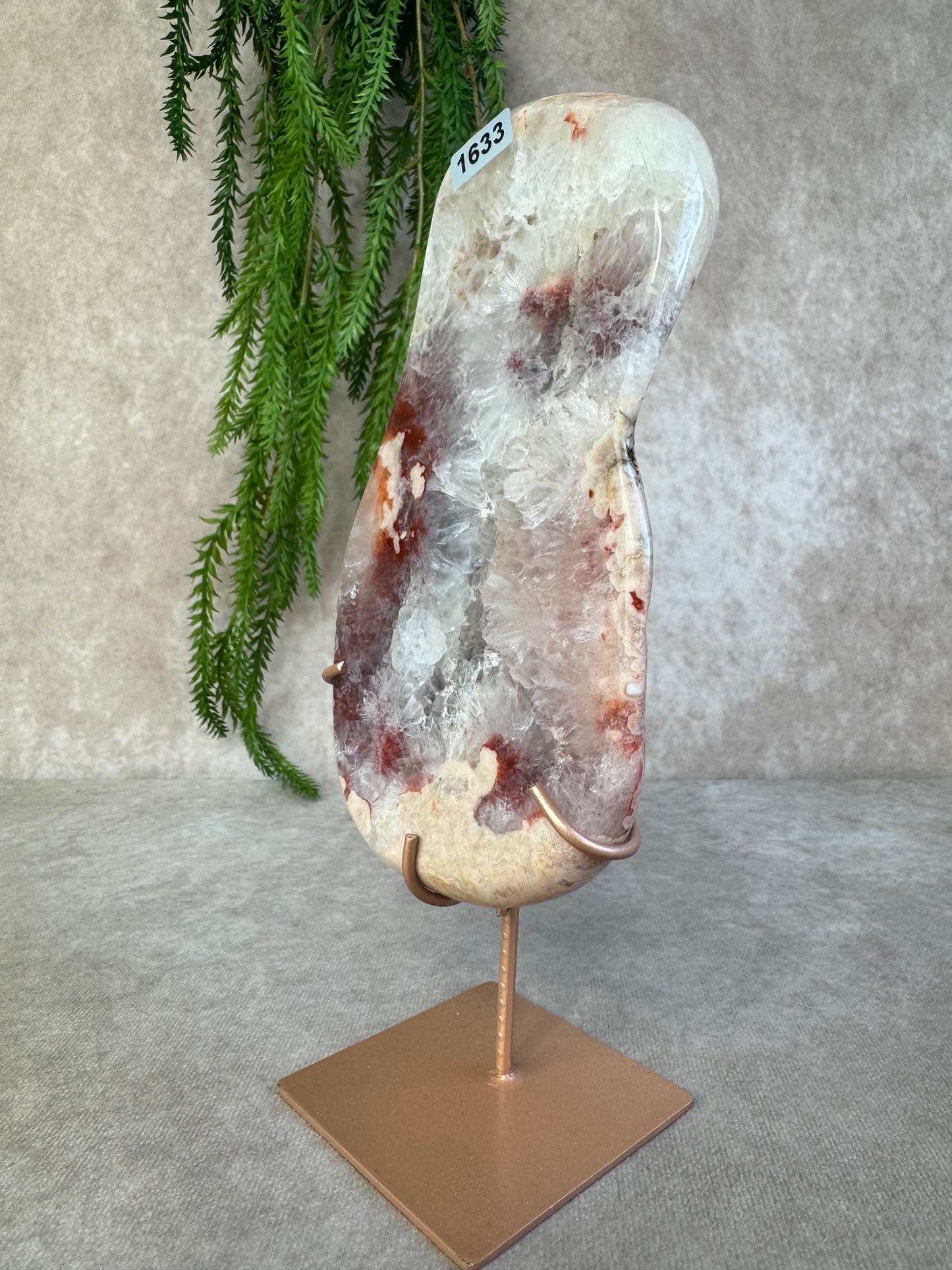 Roze amethist slab #1633