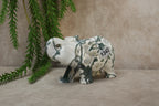 Mos agaat olifant #1343
