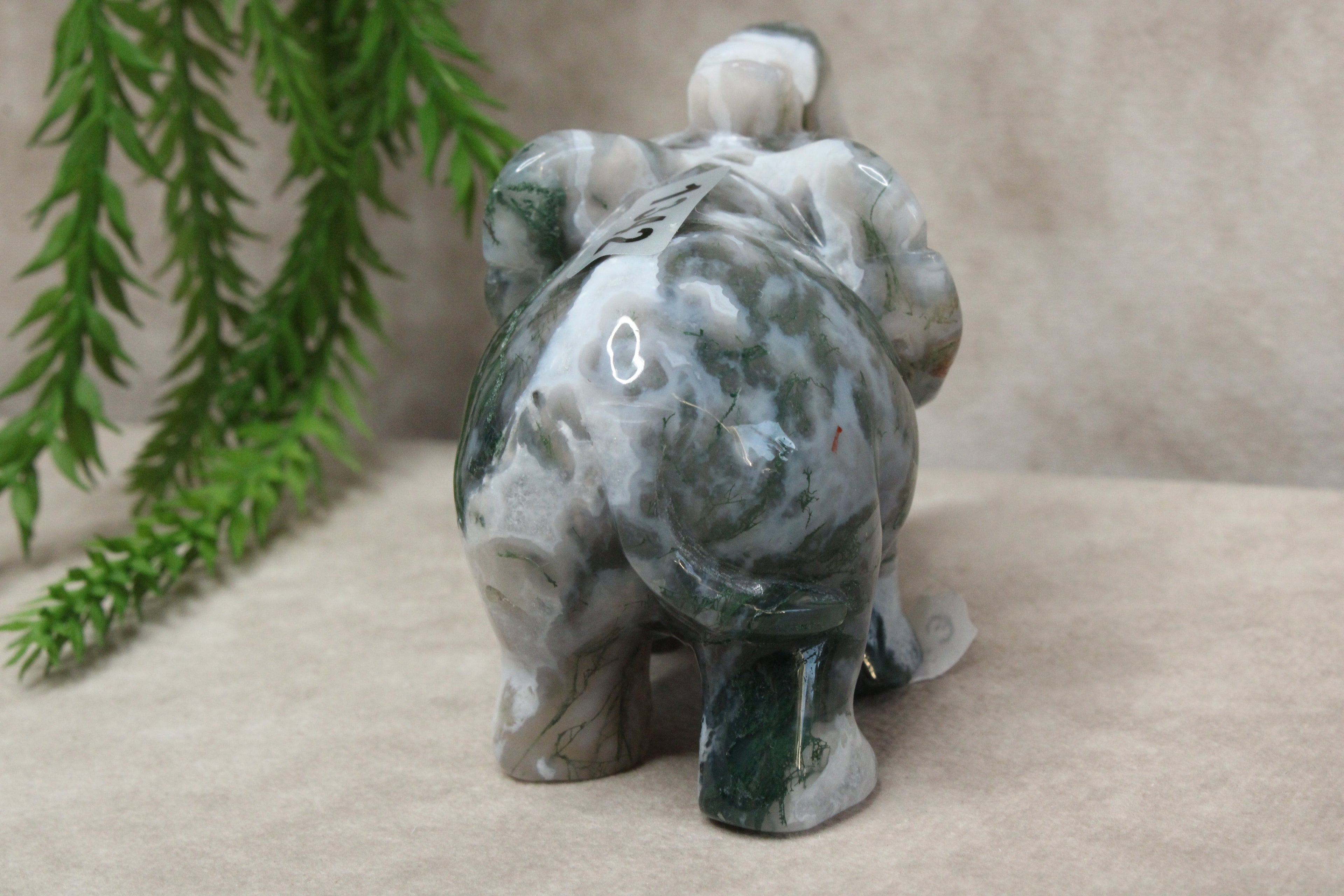 Mos agaat olifant #1342