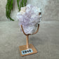 Roze amethist cluster op standaard #1660