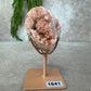 Roze amethis cluster op standaard #1641