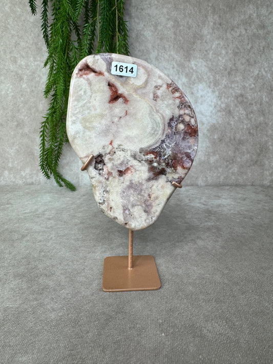 Roze amethist slab #1614