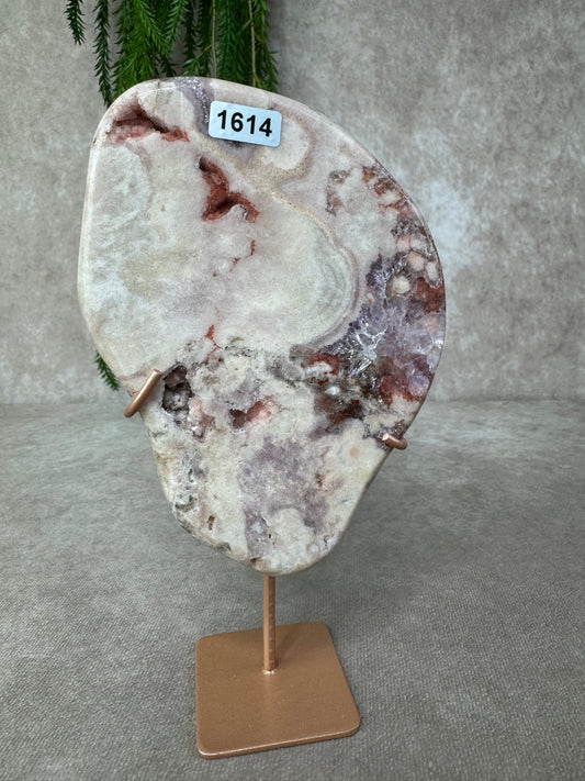 Roze amethist slab #1614