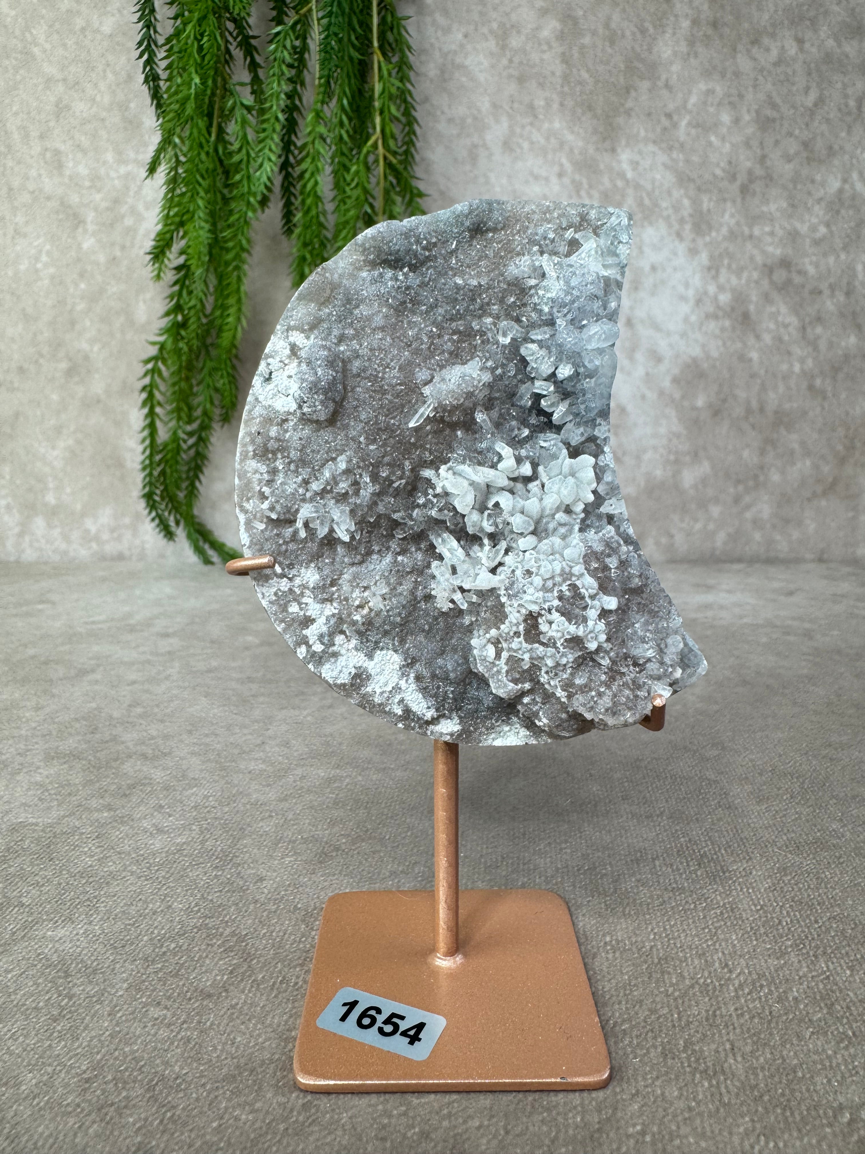 Flower amethist maan #1654