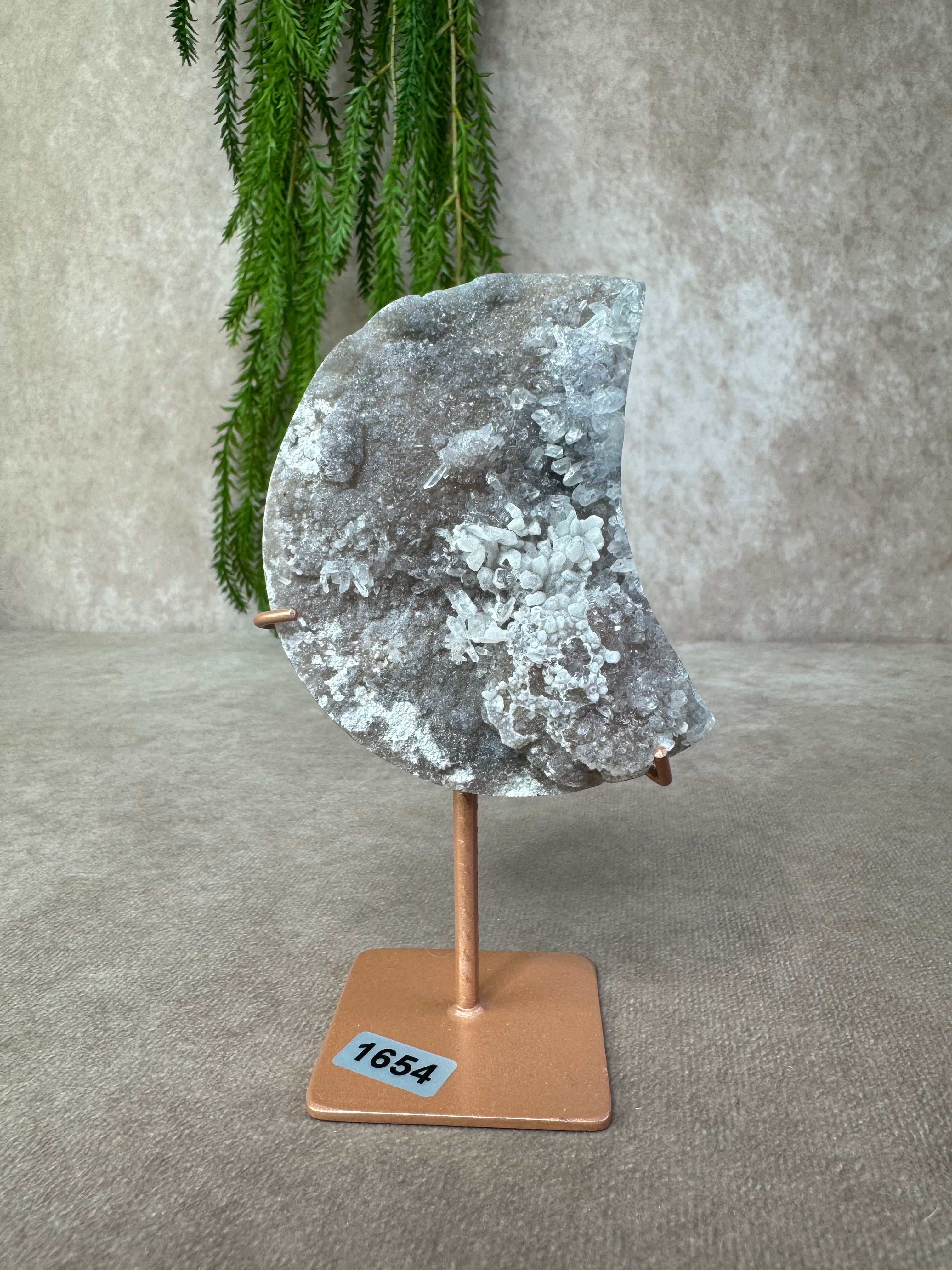 Flower amethist maan #1654